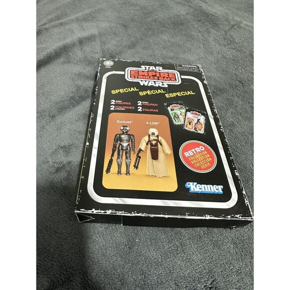 Star Wars Retro Collection zuckuss & 4-lom 3.75 Action Figures 2 Pack Sealed New - Picture 2 of 5